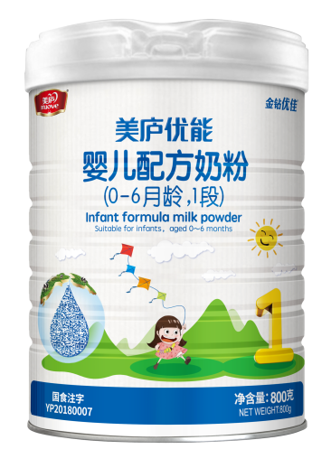 优贝娱乐优能婴幼儿配方奶粉800克1段