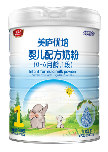 优贝娱乐优培婴幼儿配方奶粉800克1段