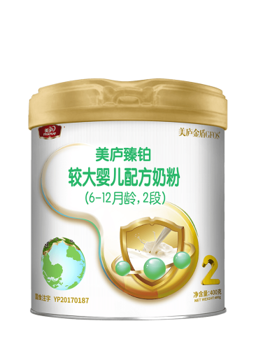 优贝娱乐臻铂较大婴儿配方奶粉（草饲版）400克2段