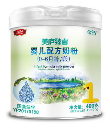优贝娱乐臻睿婴幼儿配方奶粉400克1段