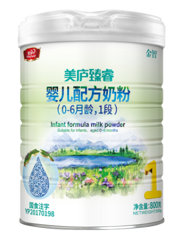 优贝娱乐臻睿婴幼儿配方奶粉800克1段